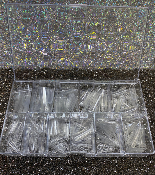 Nail tips coffin 550  pc
