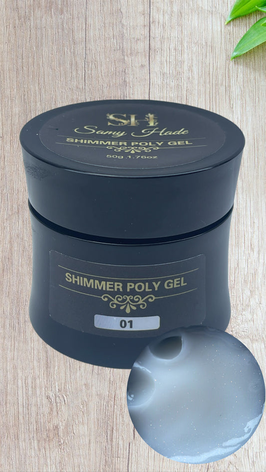 Polygel shimmer #01  50gr