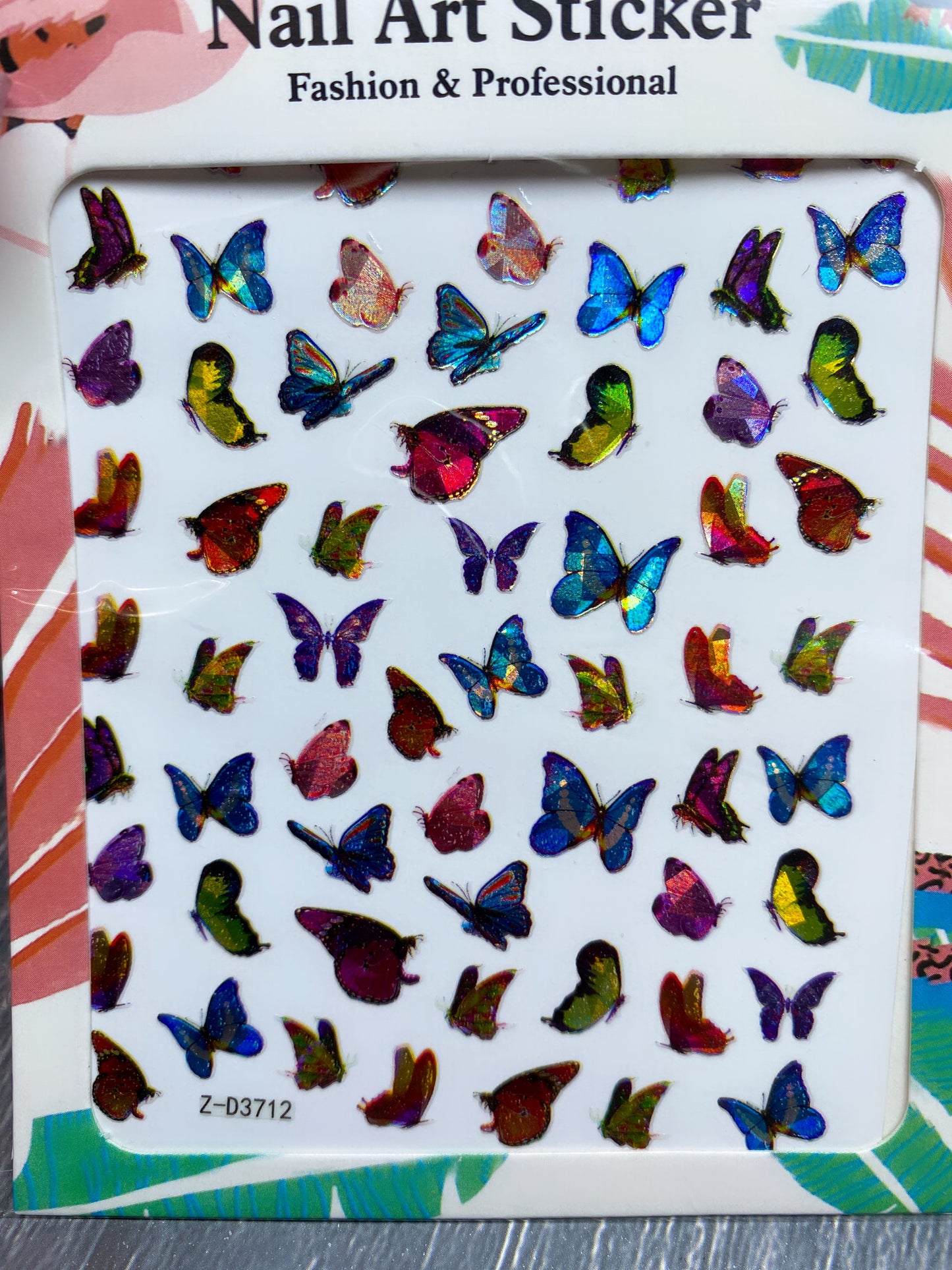 Sticker Butterfly 3d # 27