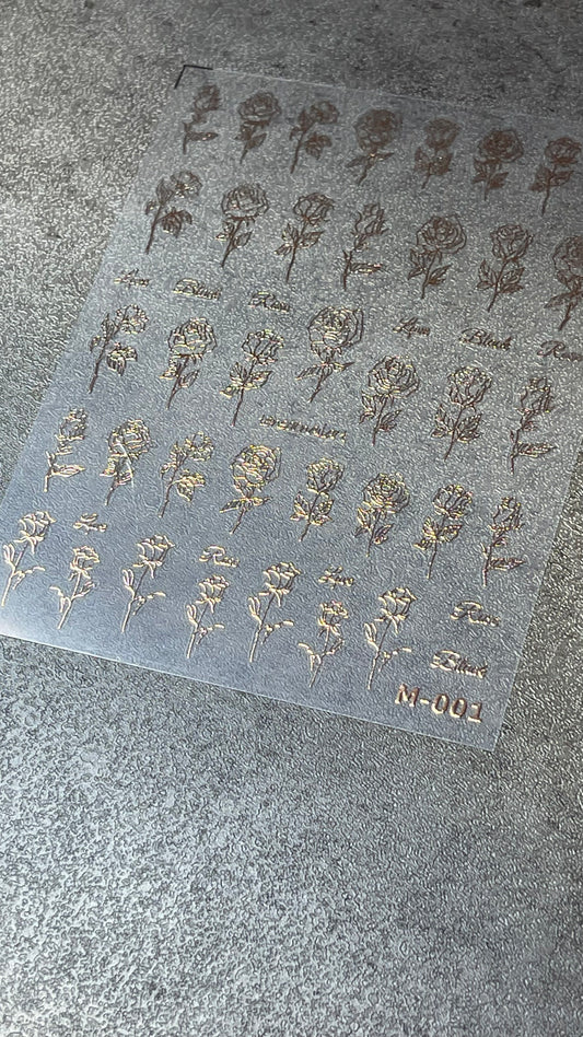Sticker M-001 rose gold
