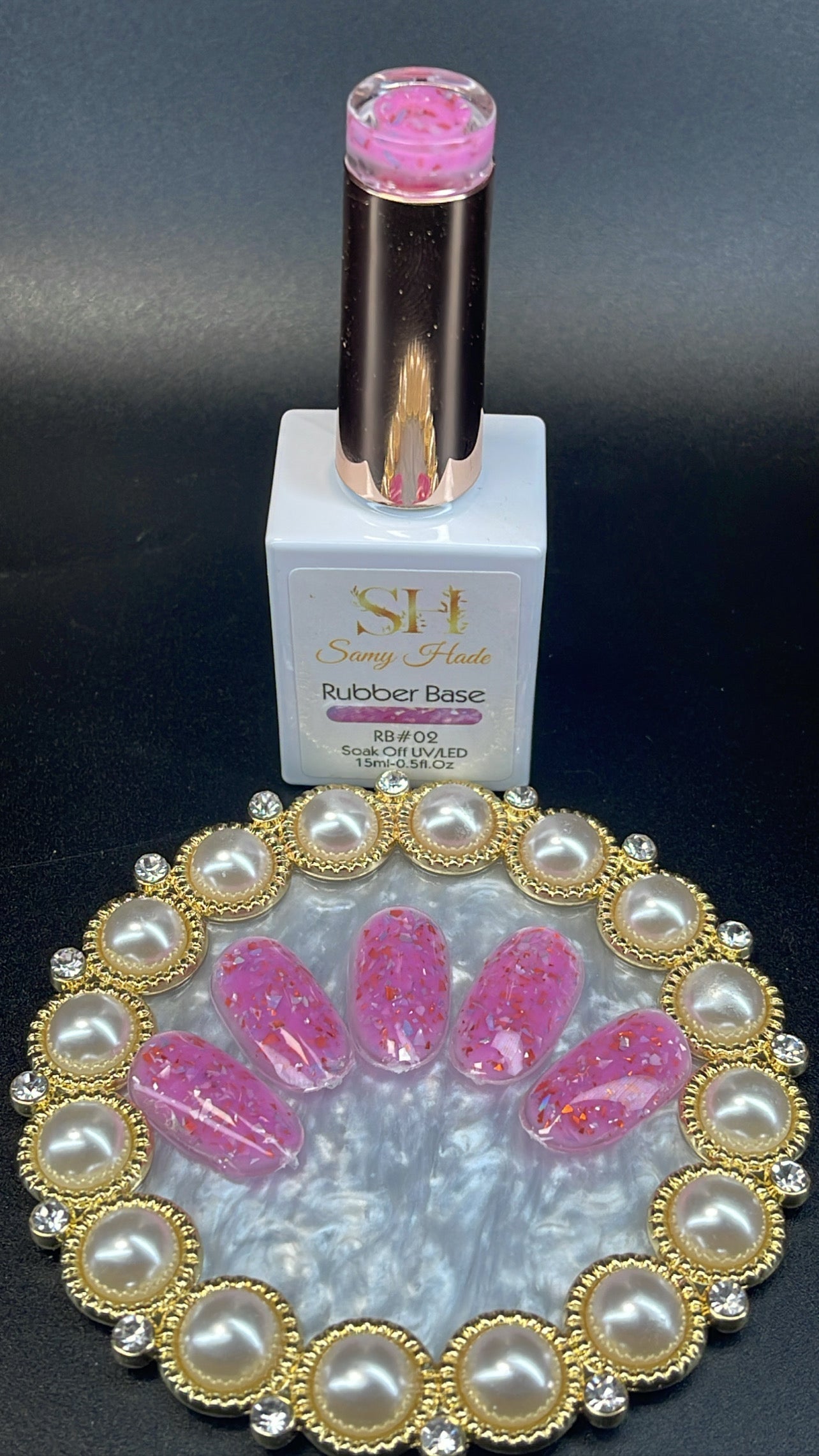 Rubber Base RB glitter