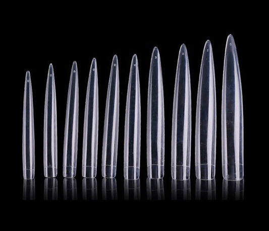 Extra Long Clear Nail Tips 1 package 12tips