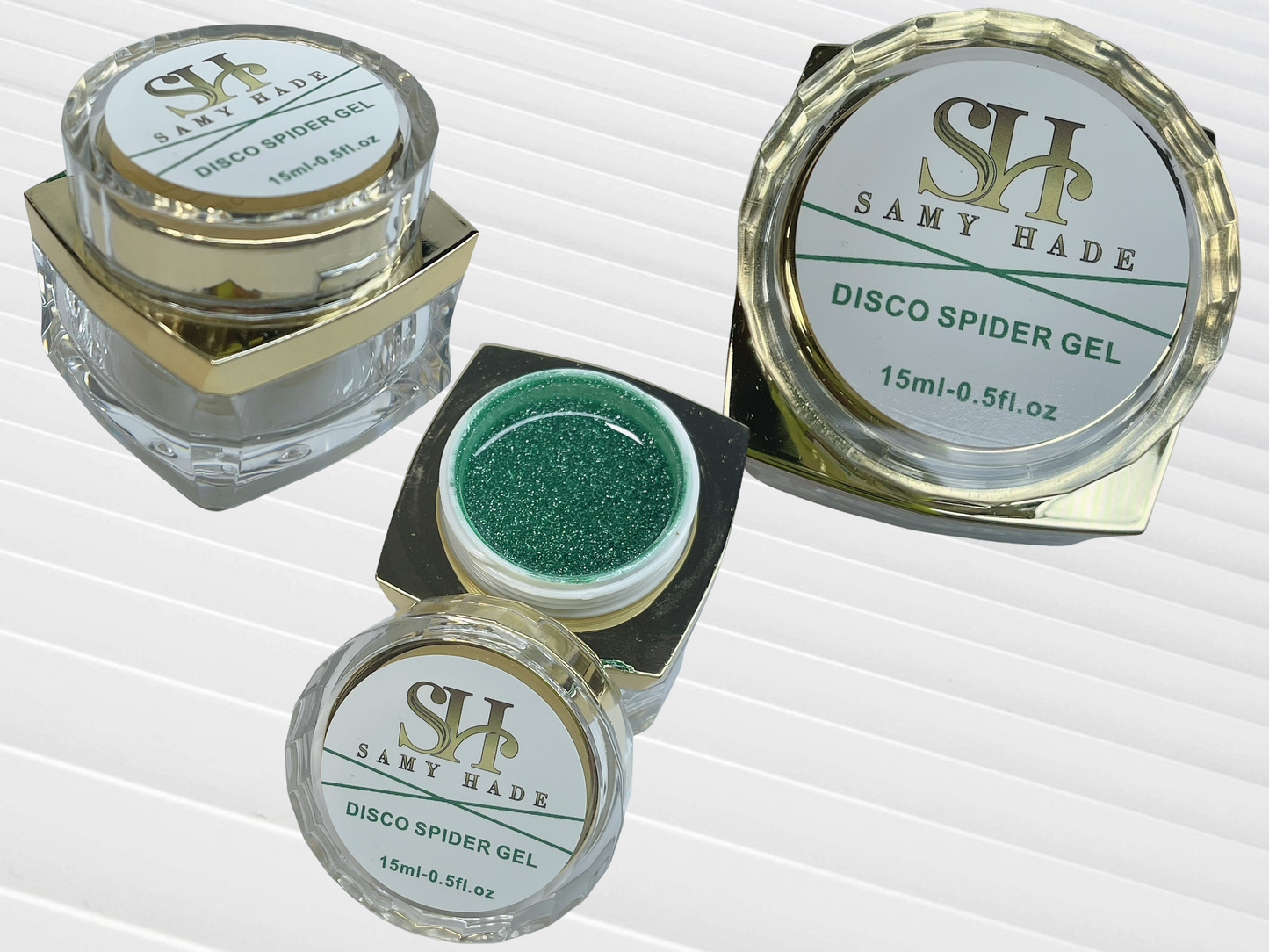 Disco spider gel green