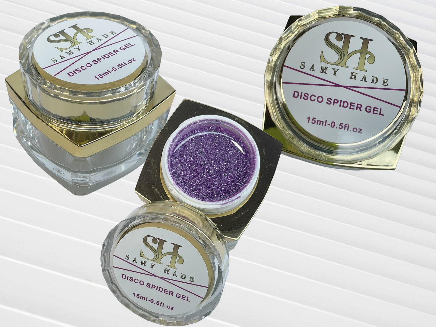 Disco spider gel purple