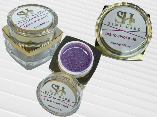 Disco spider gel purple