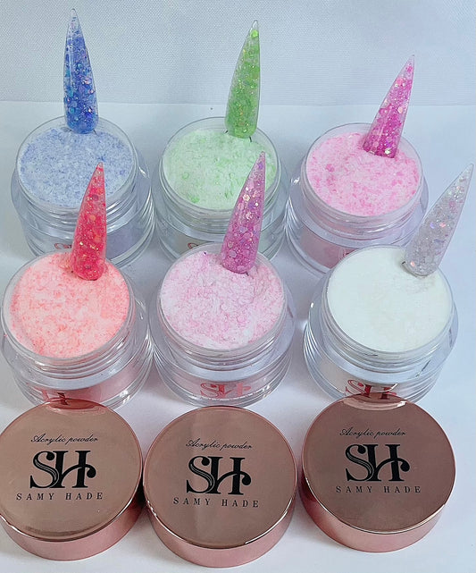 Glitter collection #48 ,#49 ,#50 ,# 51 ,#52 ,#53