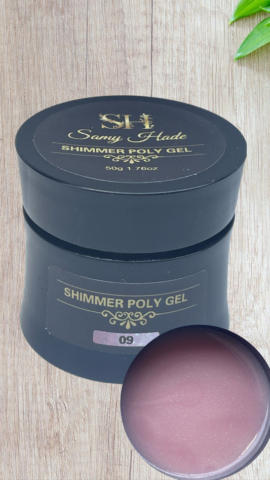 Polygel shimmer #09.  50gr.