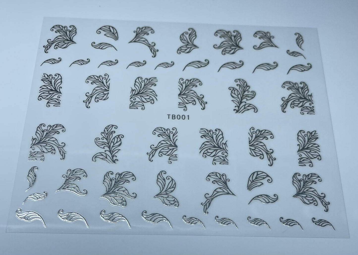 Sticker gold & silver 2pcs