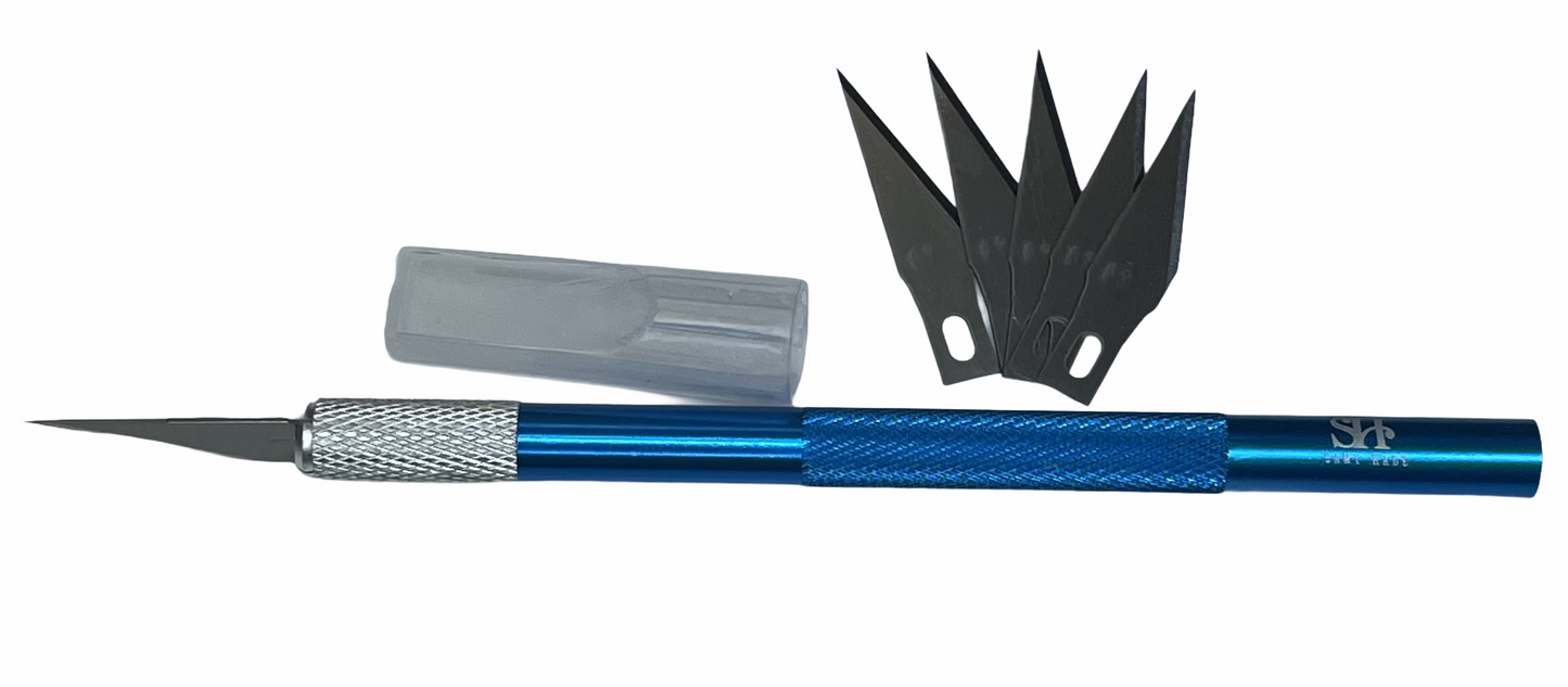 ALUMINUM CARVING KNIFE Blade Knife blue