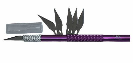 ALUMINUM CARVING KNIFE Blade Knife blue
