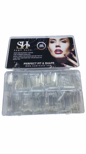 Square nail tips 550 pc clear