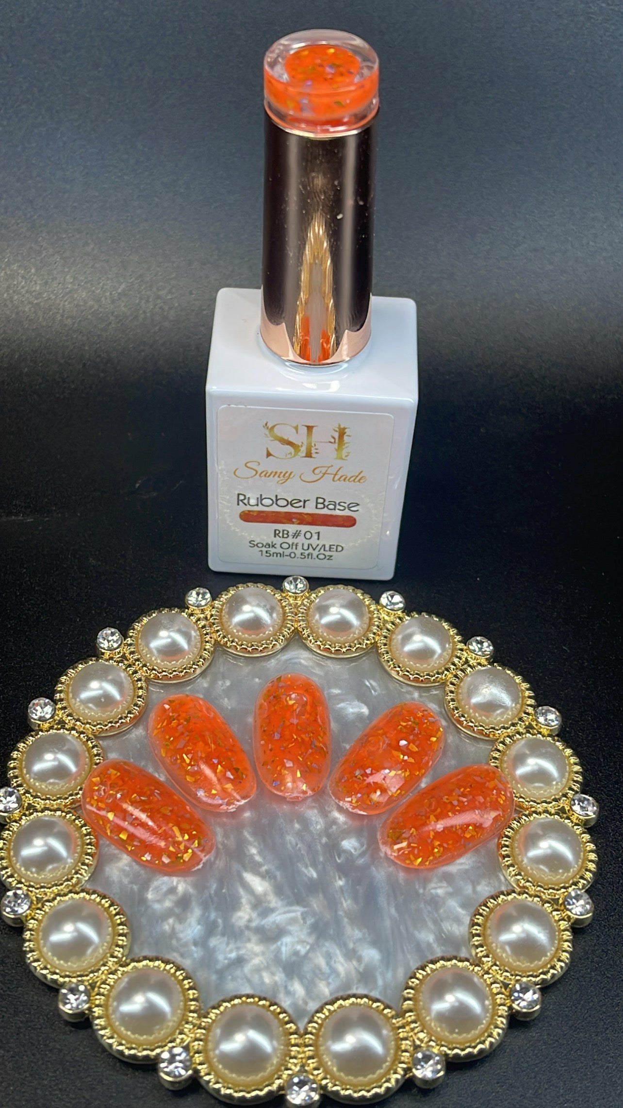 Rubber Base RB glitter