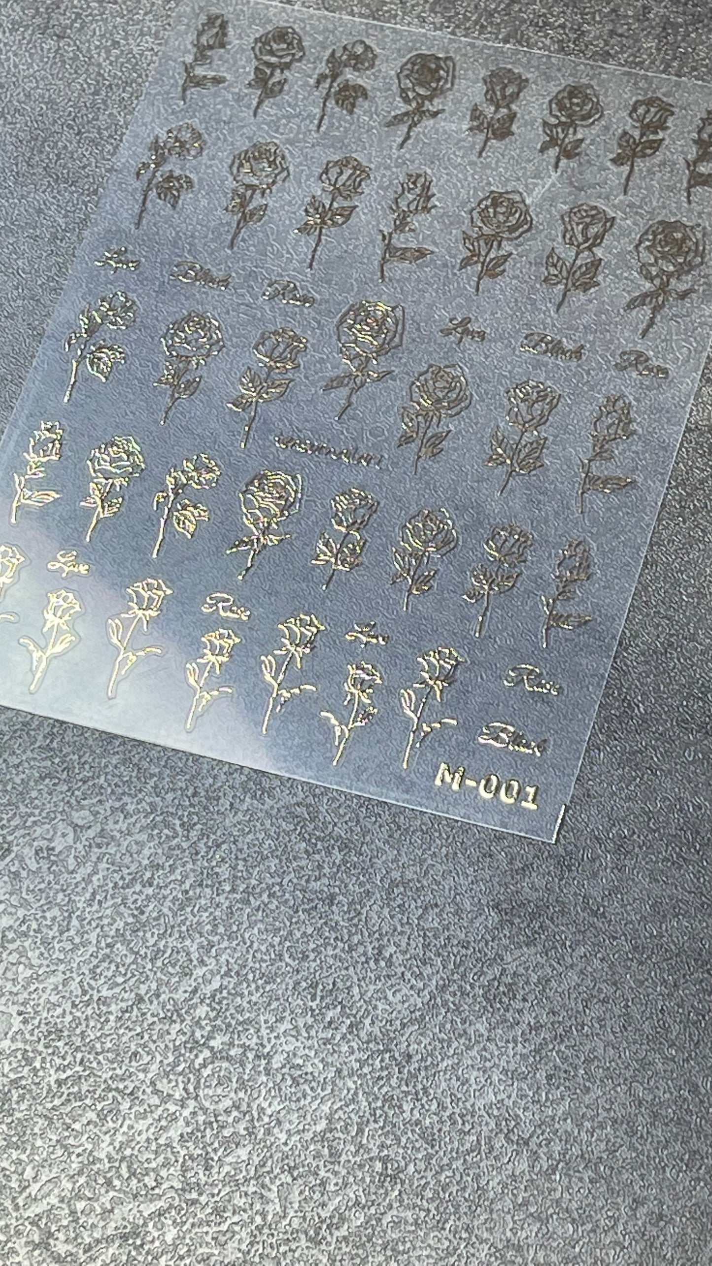Sticker M-001 gold