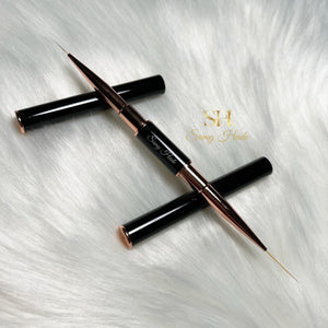 Double Liner Brush 10+20 mm (black & Rose Gold)