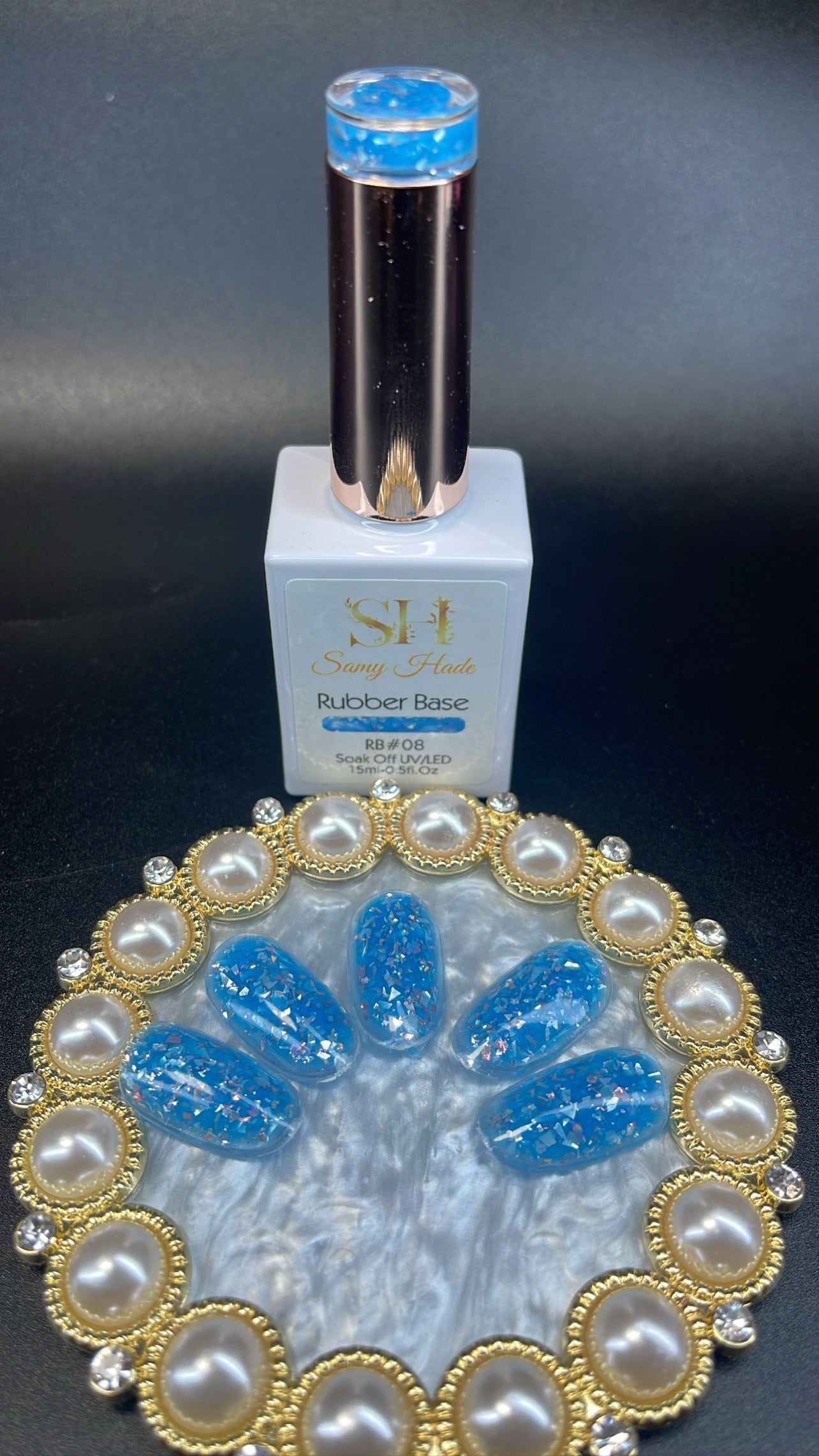 Rubber Base RB glitter