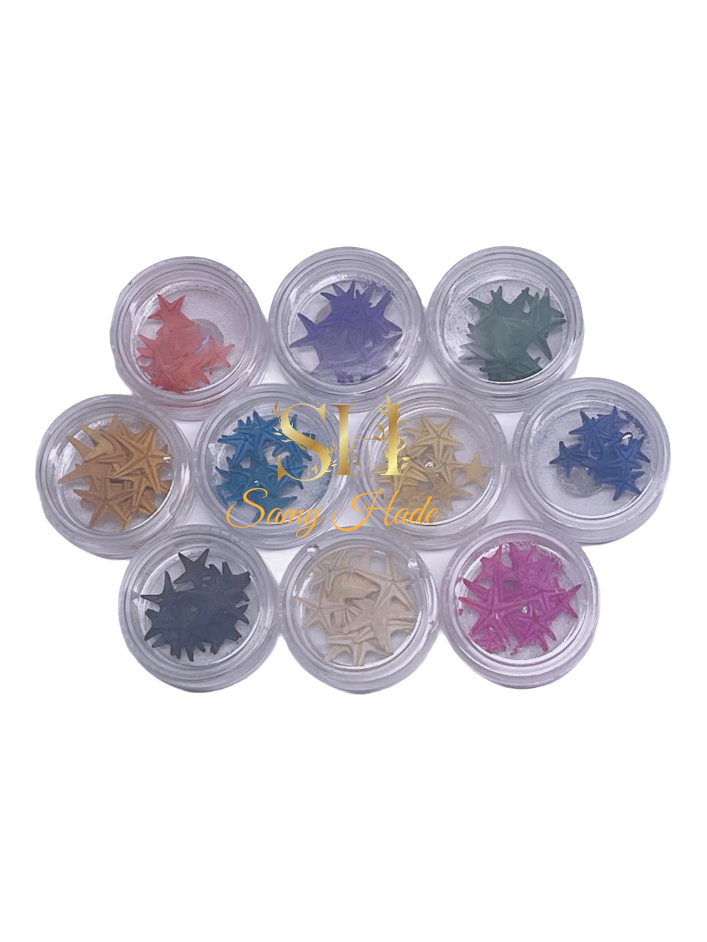 starfish decorations 10 colors