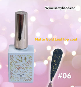 Matte gold leaf top coat #06 15ml